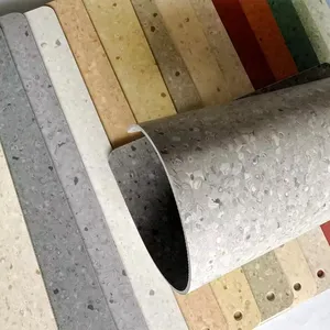 Material de rolo de piso de pvc homogêneo de grau comercial flexível de 2 mm para hospital