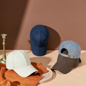 Gorras de Béisbol de Gamuza Lisas Personalizadas con su Propio Logotipo del Fabricante - Product Image 5
