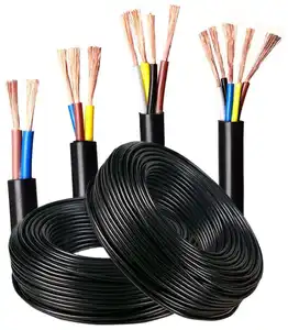 Multi-core Royal Cord Flexible RVV 2 3 4 5 Electrical Power Cable Wire 0.75 1 1.5 2.5 4 6 MM High Flexibility"