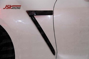 GARDE-BOUE AVANT EN FIBER DE CARBONE ÉVENT POUR 2008-2016 <span class=keywords><strong>NISSAN</strong></span> R35 RTM L'ABC DBA - Product Image 4