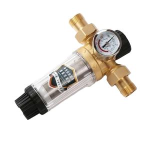 Purificateur d'eau central pour maison, 4 ou 6 ports, avec <span class=keywords><strong>compteur</strong></span>, filtre en cuivre frontal, <span class=keywords><strong>robinet</strong></span> de lavage en arrière, eau du <span class=keywords><strong>robinet</strong></span>, acier inoxydable, complet - Product Image 2