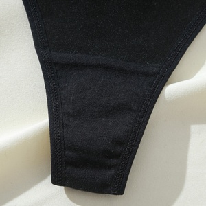 Großhandel Weiche Hochelastische Rundhals Einfarbige Sport-Tanktop BH Unterwäsche Mittelhoch Sitzende Slip Plus Size Dessous Damen-Sets - Product Image 6
