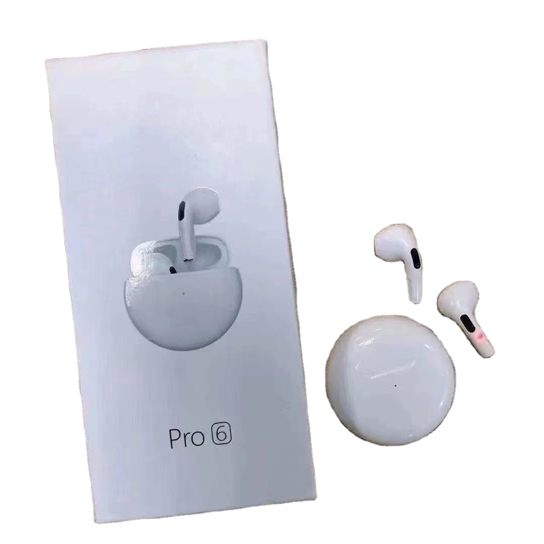 Беспроводная гарнитура kulaklik Pro 6 Tws, водонепроницаемые музыкальные наушники, спортивные наушники, деловая гарнитура для всех смартфонов