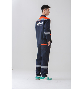 Vêtements <span class=keywords><strong>de</strong></span> travail réfléchissants <span class=keywords><strong>de</strong></span> sécurité routière à haute visibilité Chemises et pantalons <span class=keywords><strong>de</strong></span> <span class=keywords><strong>travailleurs</strong></span> <span class=keywords><strong>de</strong></span> Logo personnalisé <span class=keywords><strong>de</strong></span> Construction minière pour hommes - Product Image 6