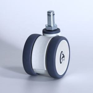 Ruedas Giratorias de 65 mm con Tapón de Cilindro, Fabricadas en Plástico, para Cunas y Carriolas de Bebé - Product Image 2