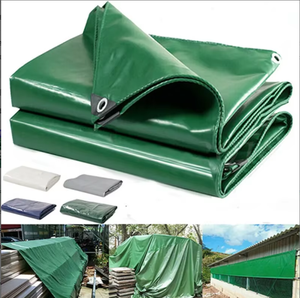 Custom 1000d 340-610gsm <b>Waterproof</b> Heavy Duty Covering Pvc Coated <b>Sheet</b> Fireproof Tarps Tarpaulin Roll for Tent Truck Cover - Product Image 1