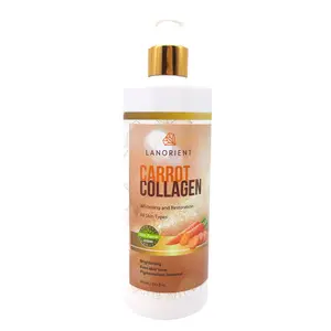 Lotion pour le corps Glowing Dark Black Lotion pour le corps éclaircissante Marque privée Visage Lotion pour le corps faite à la main Vitamine E Carotte hydratante