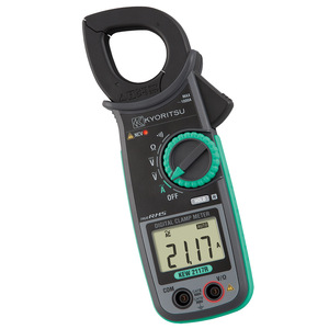 Kyoritsu KEW2117R Multimètre numérique AC True RMS à ouverture de 4,5 mm, alimenté par batterie, mesure la résistance/fréquence/température - Product Image 4