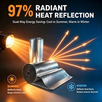 Isolation en mousse XPE à cellules fermées thermiques de 30 m avec feuille d'aluminium pour entrepôt