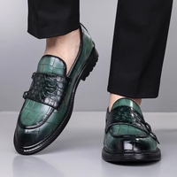 Chaussures Oxford basses pour hommes en similicuir, idéales pour affaires, mariages, bureau et carrière, grandes tailles, semelle extérieure en caoutchouc