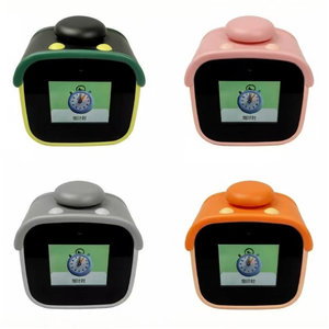 Réveil radio-horloge gonflable en forme d'hélicoptère avec sons d'oiseaux, fonction de vibration, compatible AI LLM, certifié RoHS, idéal pour bébé, avec strass et articles cadeaux - Product Image 2