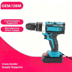 Taladros de impacto de alta potencia personalizados de fábrica, taladros eléctricos multifuncionales de doble velocidad, taladro inalámbrico de iones de litio transfronterizo - Product Image 5