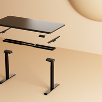 Table de bureau électrique réglable D6 |   Bureau debout motorisé à hauteur réglable pour la maison/le bureau