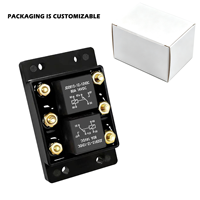 Module de réflexion de sens de rotation de moteur à pont en H 12V 80A à double relais, relais de marche avant/arrière CC pour moteur électrique marin et de camion