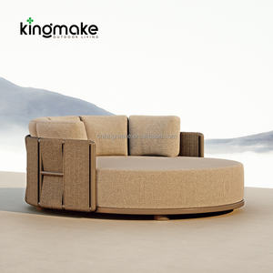 <span class=keywords><strong>Lit</strong></span> <span class=keywords><strong>de</strong></span> repos confortable Kingmake pour l'extérieur, meubles <span class=keywords><strong>de</strong></span> <span class=keywords><strong>jardin</strong></span>, avec coussin plus épais, <span class=keywords><strong>lit</strong></span> <span class=keywords><strong>de</strong></span> jour en aluminium pour patio - Product Image 1