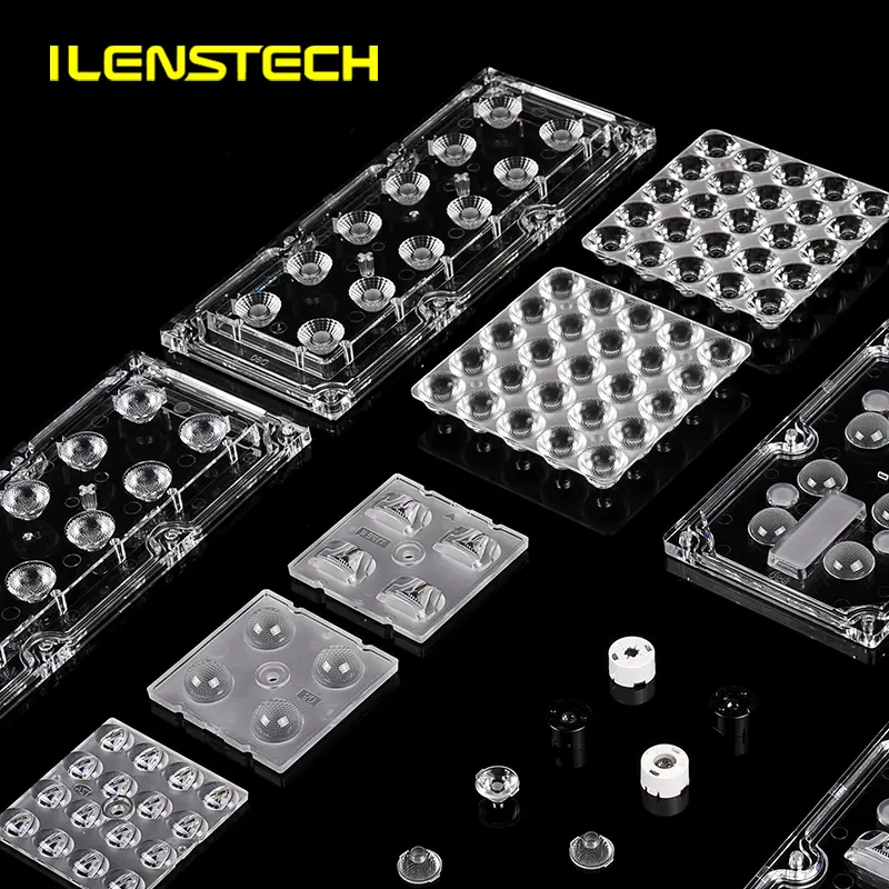 Ilenstech5x5スクエアLEDレンズアレイ35355050用20度投光器レンズ