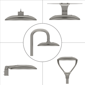 Luz de <span class=keywords><strong>poste</strong></span> de calle vintage decorativa LED de 50 vatios con carcasa de aluminio fundido a presión de alta presión - Product Image 6