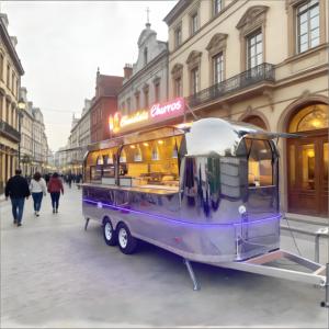 Camión de Comida Móvil Personalizado con Cocina, Remolque de Comida de Acero Inoxidable <span class=keywords><strong>en</strong></span> Venta para Emprendimientos de Restaurantes - Product Image 4