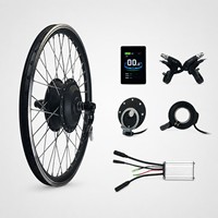 Kit de conversion de vélo électrique avec moteur de moyeu de roue avant 48V 250W, étanche, pour VTT 20 24 26 27.5 28 29 pouces 700C LCD8S