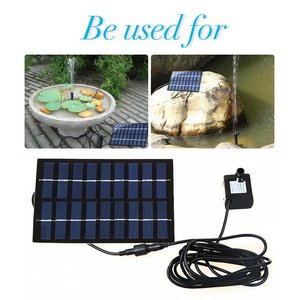 9V pannello solare alimentato decorazione del giardino casa uccello da bagno pesci acquario Kit pompa sommergibile acqua fontana - Product Image 6