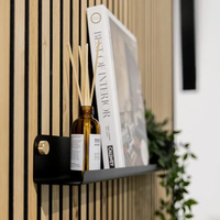 Panneaux acoustiques NF DECOR, crochet rotatif moderne (alliage d'aluminium) - Écologique, imperméable, pour cuisine, chambre, salle de sport, appartement