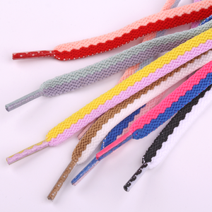 18 buah tali sepatu datar nilon sepatu putih kecil renda 100cm <span class=keywords><strong>120cm</strong></span> poliester umum warna datar tali sepatu - Product Image 4