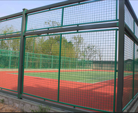 Voetbalveldomheining, stadionomheining, 3D-hekwerk, voetbalveldhek, sportomheining