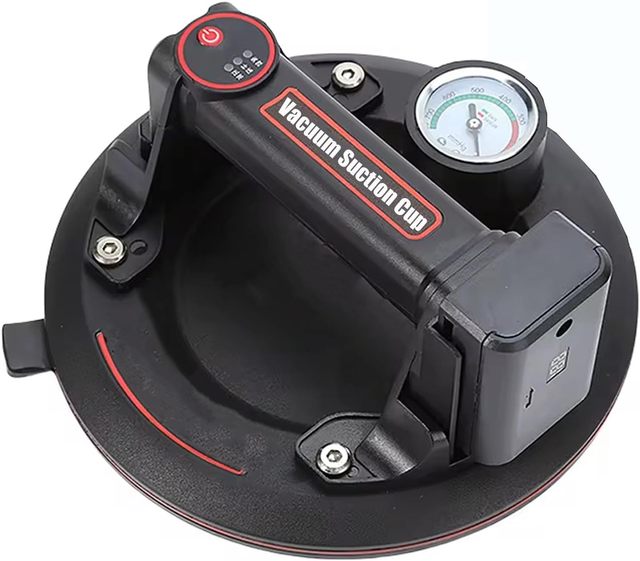 WEHER WH-VSC 200MM Automatic Electric Vacuum Air Pump Heavy-Duty Rubber Suction Tool Aeration Glass Tile DIY Suction Cup