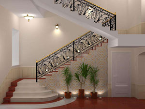 <span class=keywords><strong>Balustrade</strong></span> décorative <span class=keywords><strong>en</strong></span> fer forgé pour escalier / Garde-corps <span class=keywords><strong>en</strong></span> fer forgé personnalisé pour balcon - Product Image 6