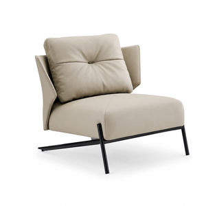 Fauteuil de <span class=keywords><strong>bureau</strong></span> moderne en similicuir crème, chaise <span class=keywords><strong>d</strong></span>'accueil rembourrée, structure en métal noir, pour hôtel, <span class=keywords><strong>bureau</strong></span>, salle <span class=keywords><strong>d</strong></span>'attente - Product Image 1