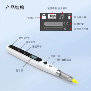 ZZSU SD-ane Portable Painless Oral Dental Anesthesia Injector Pen LCD Display Electric CE Certified Dental Clinic Use Device - Product Image 3