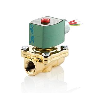 Válvula Solenoide Asco de 3/4 Pulgadas, Cuerpo de Latón, 2 Vías, Normalmente Cerrada, para Control de Agua, Presión Máxima de 125 Psi - Product Image 1