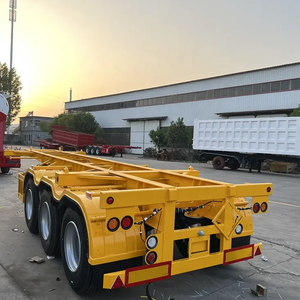 Semirremolque Esqueleto de Acero Inoxidable de 40 Pies, Personalizado, con Suspensión Mecánica/de Aire, Capacidad de Carga >30000 kg, Fabricante - Product Image 1