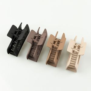 Oferta Especial: Pinza de <span class=keywords><strong>Pelo</strong></span> Grande de Plástico Esmerilado con Diseño Geométrico de Tiburón para Mujer, Ideal como Regalo - Product Image 4