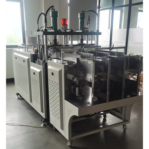 China Automatic Food Cake Papp teller Form maschine Papp teller herstellungs maschine Papp teller Kreisform maschine - Product Image 4