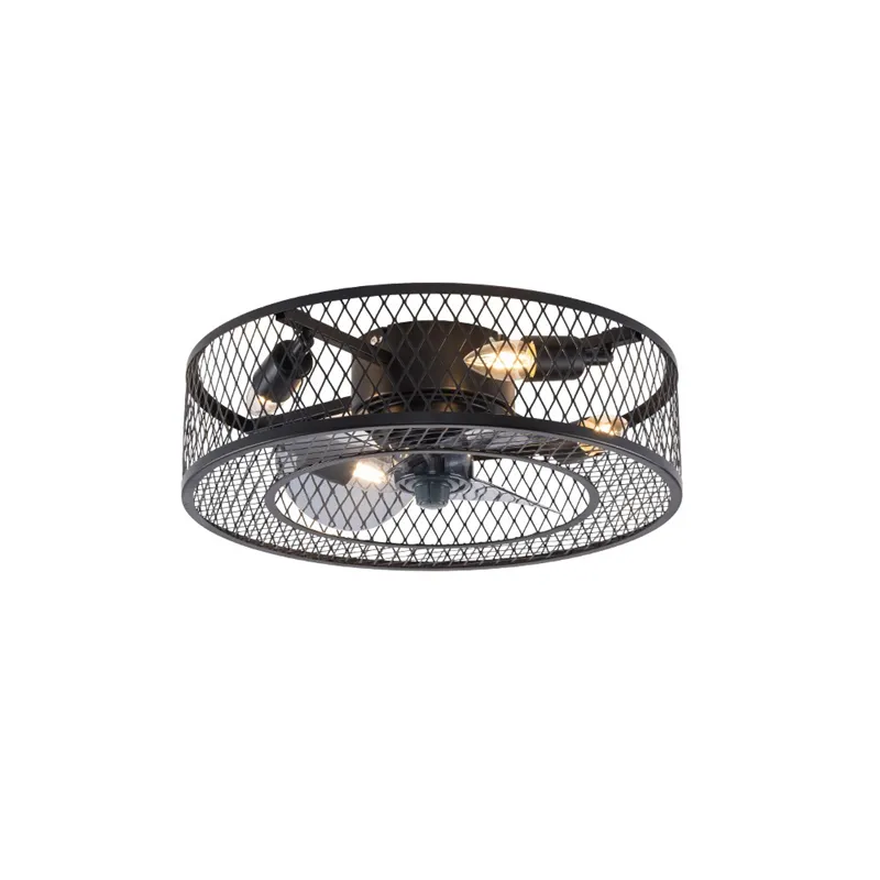 Kostenlose Lieferung E 27 Bulb Light Loft Schlafzimmer ventilatoren für Wohnzimmer 220V Fernbedienung lampen Decken ventilator Lampe Kronleuchter