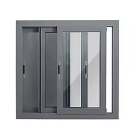 Luxseal Hersteller Alaminuim Schiebefenster Günstige Fenster doppelt verglaste Aluminium Badezimmer fenster Designs Große Glasfenster