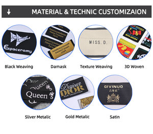 Etichette Personalizzate in Stile Tech Nero, Etichette Ricamate in Tessuto Resistente per Abbigliamento, Streetwear e Accessori - Product Image 6