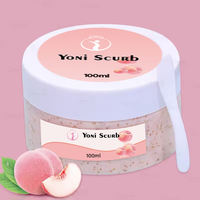 XINHEYU Gommage au sucre rose Yoni, soin intime féminin naturel, équilibre du pH vaginal, blanchissant, hydratant, sans œstrogènes