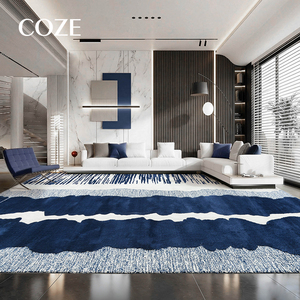 Modern Style Beach-<strong>themed</strong> Patterned Carpet with the Color of the Sea Rugs for Living <strong>Room</strong> and Bedroom - Product Image 5