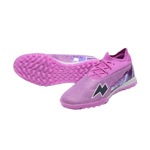 Chaussures <span class=keywords><strong>de</strong></span> football à tige basse avec logo personnalisé, Phanto Gripknit, crampons <span class=keywords><strong>de</strong></span> football violets TF pour femmes et filles - Product Image 2