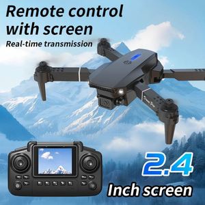 2025 E88Air Screen-Controlled Foldable Plastic Quadcopter <b>Drone</b> Optical Flow Dual-<b>Camera</b> Remote Control Beginners 1km - Product Image 5
