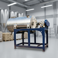 Agitateur à ruban en acier inoxydable durable, mélangeur horizontal avec moteur à courant continu pour machine de mélange de poudre industrielle
