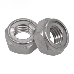 Tuercas hexagonales de acero inoxidable 304 316 M3-M20 DIN 980 <span class=keywords><strong>M</strong></span>, tuercas de seguridad metálicas con torque prevalecedor - Product Image 3