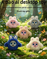 Peluche Kawaii, animal en peluche, animal électronique IA, jouet interactif, compagnon de bureau, jouet interactif parent-enfant, jouet robot