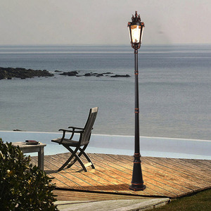Lampadaire extérieur classique Casa <span class=keywords><strong>Marseille</strong></span>, étanche, pour jardin, poteau lumineux, lampes de jardin à LED - Product Image 6