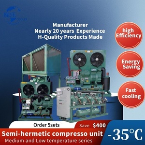 Nouvelle unité de condensation à air refroidi pour chambre froide, <span class=keywords><strong>compresseur</strong></span> de 20 ch, congélateur à air pulsé - Product Image 3