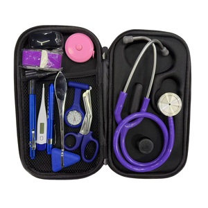 Estetoscopio Médico de Alta Calidad con Estuche Metálico Personalizado, Certificado CE, Fuente de Alimentación Manual, Instrumento de Clase I, Superventas - Product Image 1