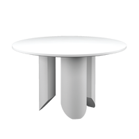 Table à manger en ciment de style industriel avec pieds en métal robustes, table de cuisine rectangulaire en béton préfabriqué, fournisseur en gros