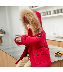 Nouveaux enfants hiver doudoune garçon vêtements épais chaud à capuche manteau enfants Parka vraie fourrure adolescent vêtements vêtements d'extérieur <span class=keywords><strong>habit</strong></span> <span class=keywords><strong>de</strong></span> <span class=keywords><strong>neige</strong></span> 2-12 ans - Product Image 3
